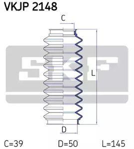 Фото VKJP2148 Комплект пыльника SKF {forloop.counter}}